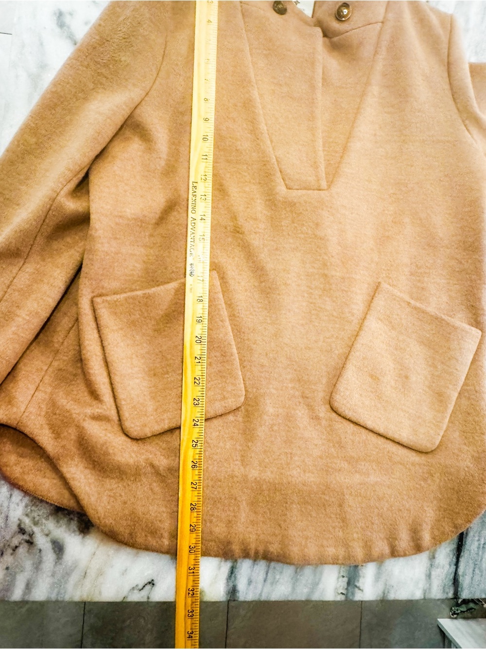 Tuckernuck Camel Wool Blend Popover - Picture 5 of 8